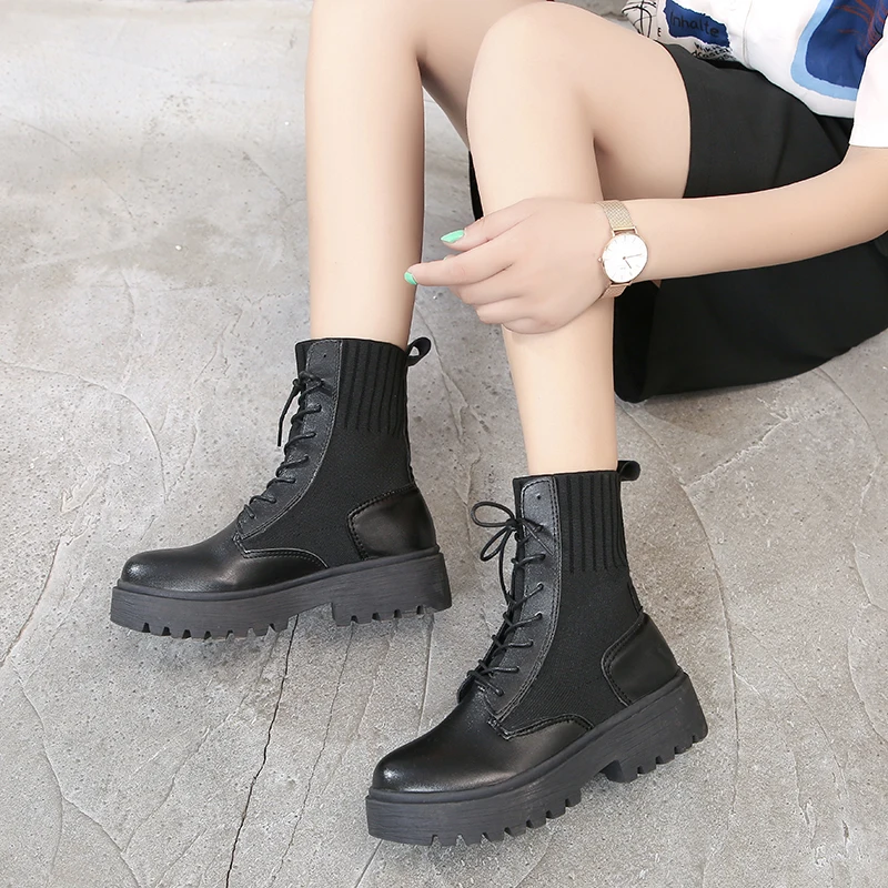 

Woman Casual Spring Genuine Leather Boats Female Ankle Boots Snow Boots Women Genuine Leather Shoes For Winter Boats *13737