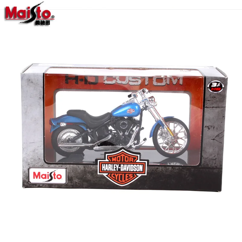 Ночной поезд Maisto 1:18 Davidson 2002 оригинальная Авторизованная модель мотоцикла из
