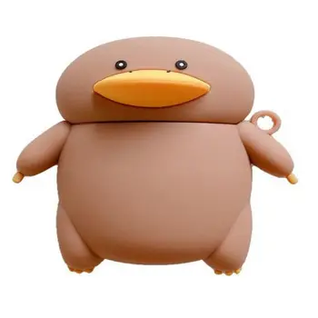 

For Airpods Pro 2 1 Cute Platypus Lanyard Bluetooth Wireless Silicone Case Cover R91A