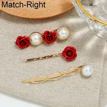 Match-Справа 3 шт./компл. жемчуга для волос из металла особые случаи на каждый день на открытом воздухе Заколка гребень заколка повязка на голову обруч для волос, заколка для волос для укладки волос аксессуары для волос KK297