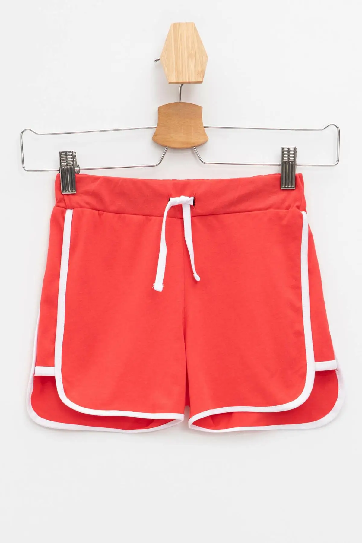 DeFacto/модные шорты с эластичной резинкой на талии для девочек, детские спортивные шорты на завязках, повседневные Хлопковые Штаны для девочек, Summer-L2691A619HS