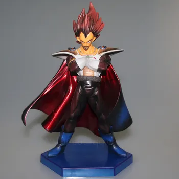 

19CM Anime Dragon Ball King Vegeta VegetaIII Christmas Gift PVC Action Figure Model Collectible Statue Toy Free Shipping G495
