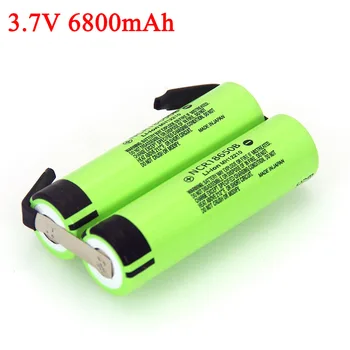 

3.7V 6800mAh 1S NCR18650B Lithium battery pack Fishing LED Light Bluetooth Speaker 4.2V soldering Nickel Sheet DIY batteries