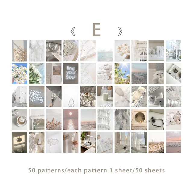 Mr.paper 8 Design Ins Style Japanese Romantic Series Frame Sticker Creative Mini Pocket Decoration DIY Material Sticker E