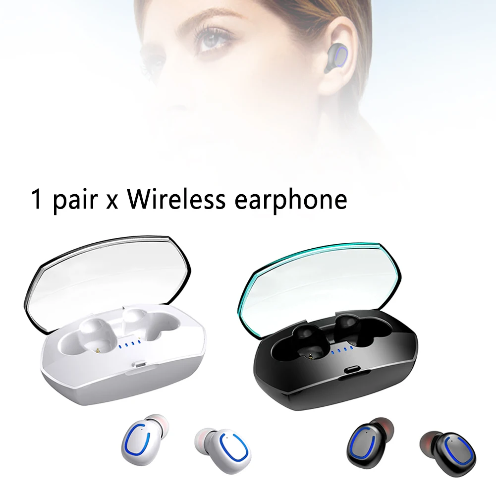 Эргономичный бизнес Bluetooth 5,0 коробка для зарядки беспроводные наушники-вкладыши Универсальный мини-подарок для бега устойчивое от пота спортивная езда