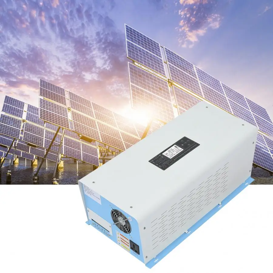 

Pure Sine Power Frequency Solar Inverter Charger 3000W 24VDC Input 200VAC Output Power Adjuster