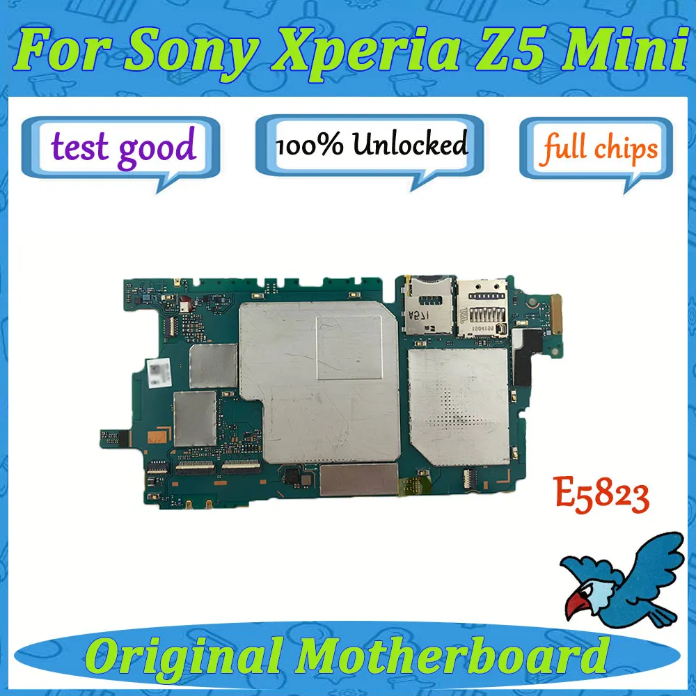 Полностью разблокированная материнская плата для sony Ericsson Z5 Mini E5823 с чипами Материнская плата ОС