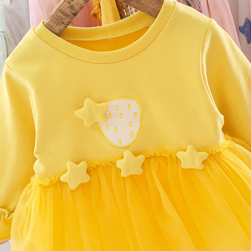 LOOZYKIT осень Детское платье для новорожденных девочек для девочек, размер: 1 год, Платье-пачка для дня рожденья; платье принцессы; детская одежда; одежда для малышей; платье для маленьких девочек; Костюмы Платья для малышей