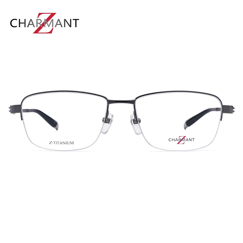 Charmant полуоправы для очков es оправы для мужчин оптические очки из чистого титана оправа для очков ZT19864