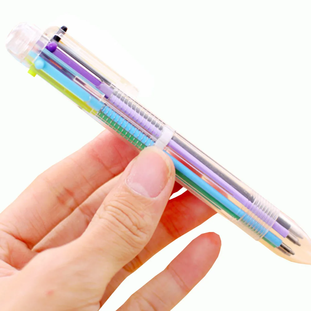 

Six color-in-one ballpoint pens can be used to change colors.