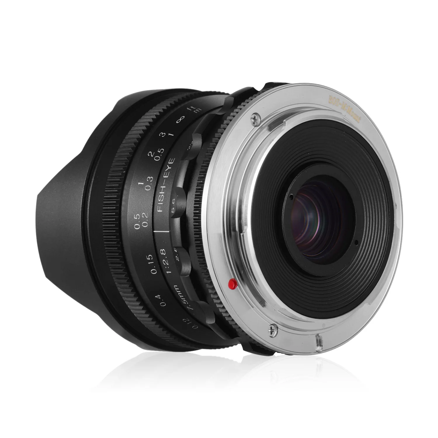 Andoer 7,5 мм F2.8 ручной фокус объектив рыбий глаз 180 градусов ультра широкий угол Большая диафрагма Для беззеркальных камер Fujifilm Canon EOS