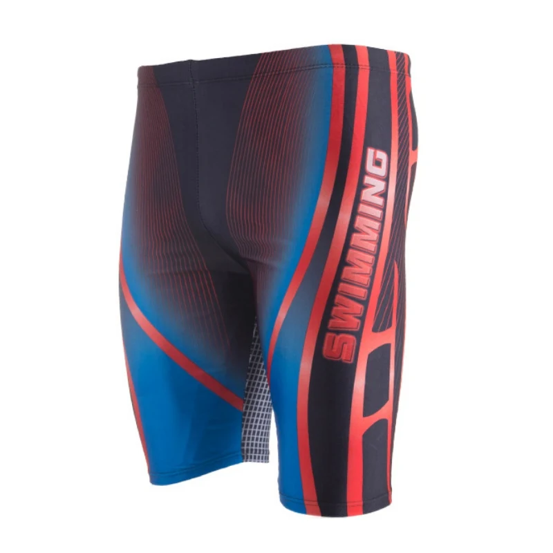 

Men Swimwear Quick Dry Swimming Trunks Breathable Swimsuit Print Boxer Briefs Bathing Suit Surf Board Wear Summer