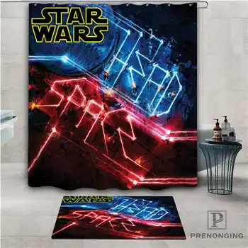 

Custom star wars (1)) Waterproof Shower Curtain Doormat Home Bath Bathroom Polyester Fabric Multi Sizes#2019-01-12-317