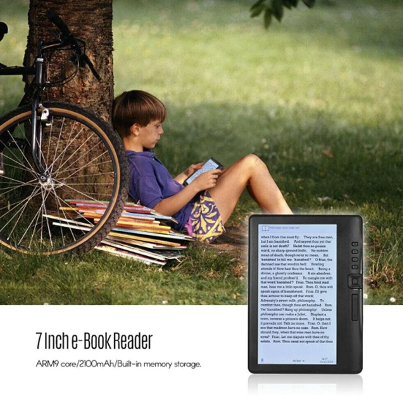 7 дюймовый электронная книга E Ink LCD Color Sn Smart с HD разрешением цифровой видео MP3
