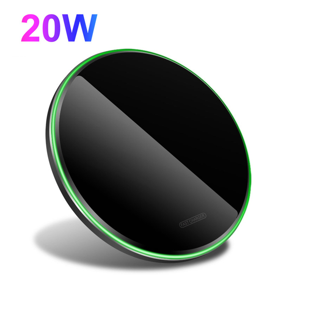 Qi Wireless Charger Induction Charging Dock Station Fast Charging Pad For iPhone 13 12 11 XS XR X 8 Samsung S20 S10 Note 20