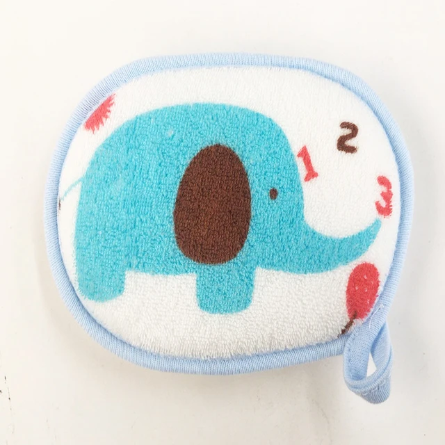 1 Piece Cartoon Animals Towel Fabric Baby Accessories Bath Brushes Soft Newborn Soft Cartoon Bear Children Infant Spong Enfant 6