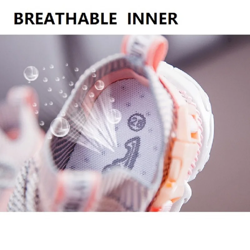 Спортивная обувь для девочек детские кроссовки 2020 мальчиков сетчатые бега