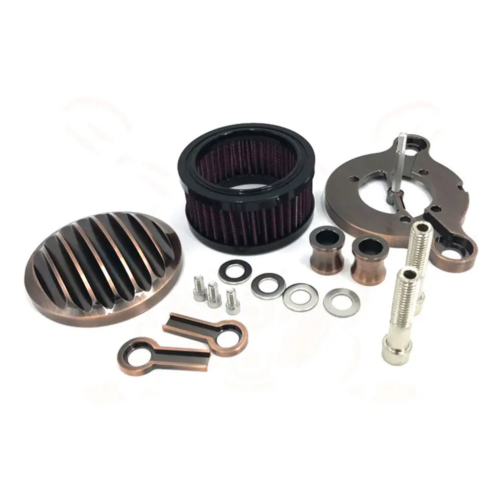 Air Filter Retro Intake Filter System Kit for Harley XL883 XL 1200