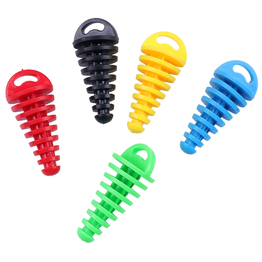1PC Exhaust Pipe Plug Motorcycle Motocross Tailpipe Rubber Air Bleeder Plug Exhaust Silencer Wash Plug Pipe Protector