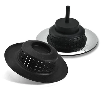 

2PCS Kitchen Sink Filter Prevent Clogging Anti-blocking Sink Drain Cover HYD88