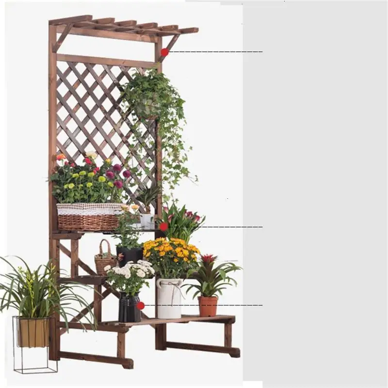 Macetas горшок Escalera Repisa Estanteria Rak Bunga стенд Plantas Estante Para Flores Dekoration стеллаж балкон Цветочная полка для растений