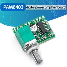 Pam8403 mini 5v placa de amplificador digital com interruptor potenciômetro pode ser alimentado por usb