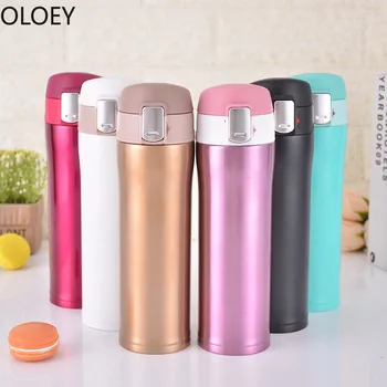 

Thermos Bottle Stainless Steel Tumbler Insulated Cup Hydro Vacuum Flask Water Bottle Korean Style Car Business Mug Custom LOGO