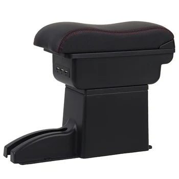 

For Datsun on-NE box for armrest half-DOOR armrest universal car center console modification accessories double raised with usb