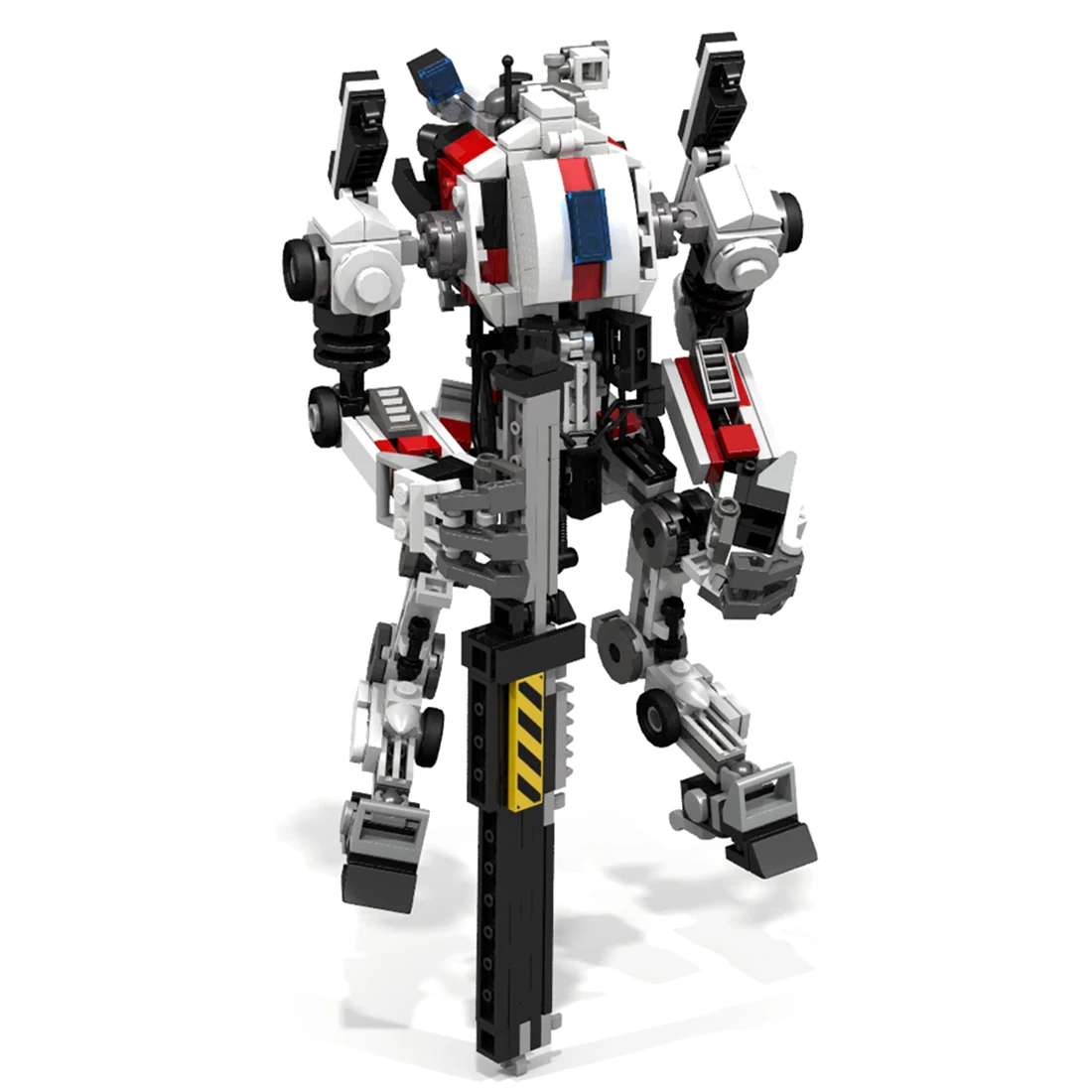 

Children 483Pcs STEM MOC Ronin Mecha Bricks Small Particle Building Blocks Educational Toy Gift Set with Kinfe