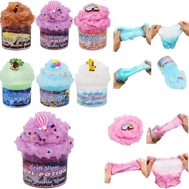 2021 New Fingertip Toy Kawaii Cartoon Children's Color Mud Rice Puzzle Decompression Plasticine Monochrome Children Gift | Игрушки и