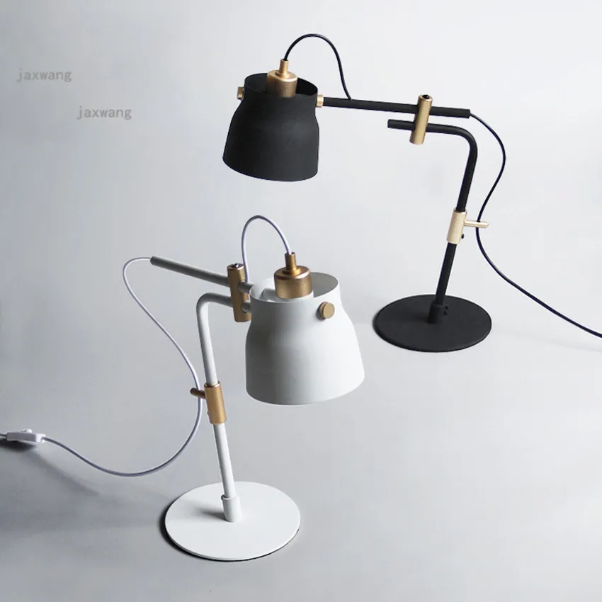 American Industry LED Desk Lighting Lamp Nordic Adjustable Light Fixture Personality Reading Lights JW Desktop Decoration | Освещение
