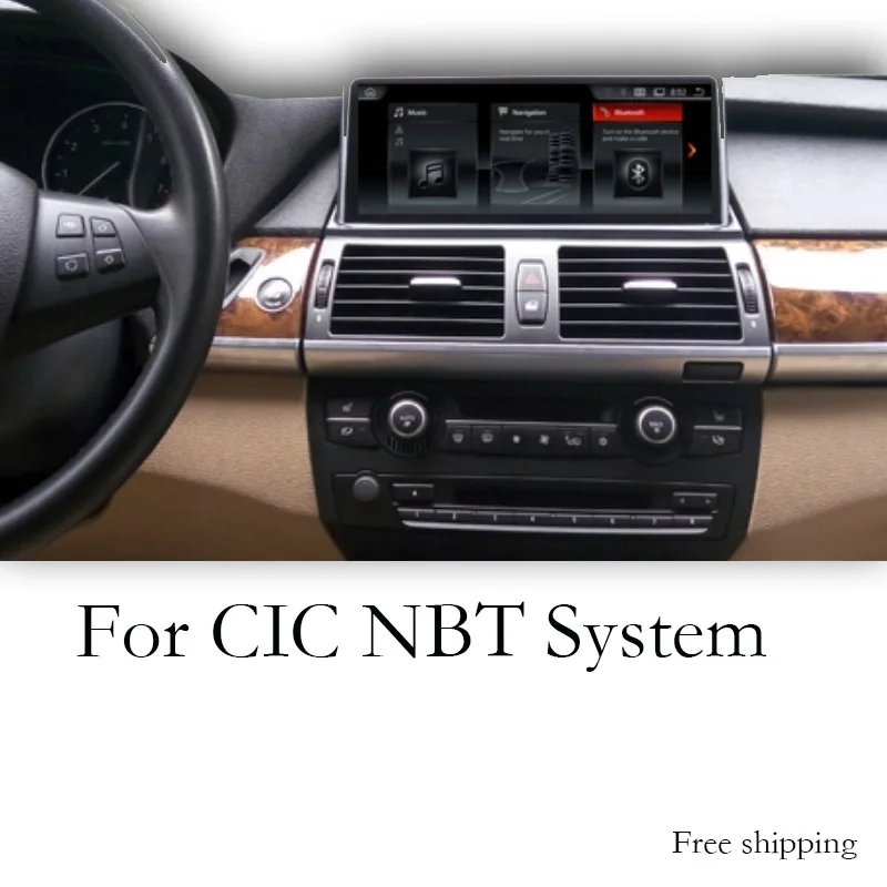 Liandlee Car Multimedia GPS Audio Radio Stereo For BMW X5 M E70 2006~2013 CarPlay TPMS For CIC NBT System Navigation NAVI