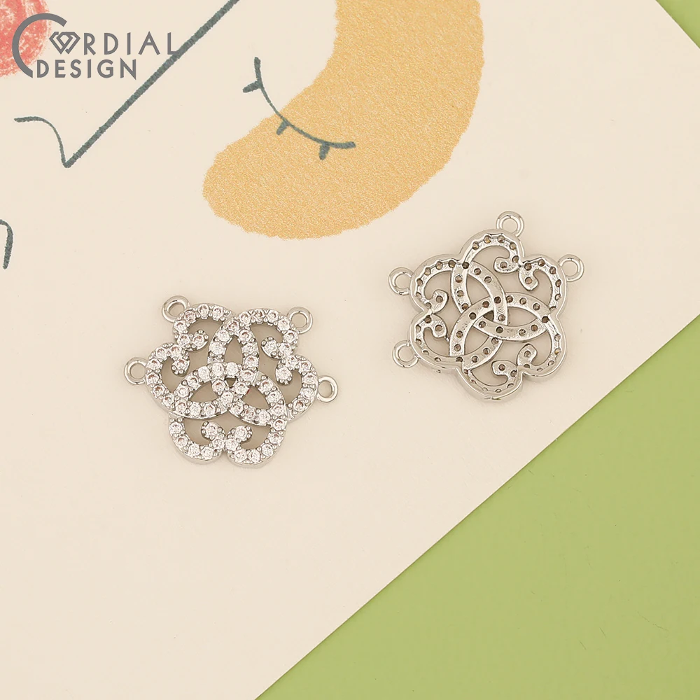 Cordial Design 30Pcs 15*20MM Earrings Pendant/Flower Shape/DIY Making/Jewelry Accessories/Hand Made/Jewelry Findings Components - cordial