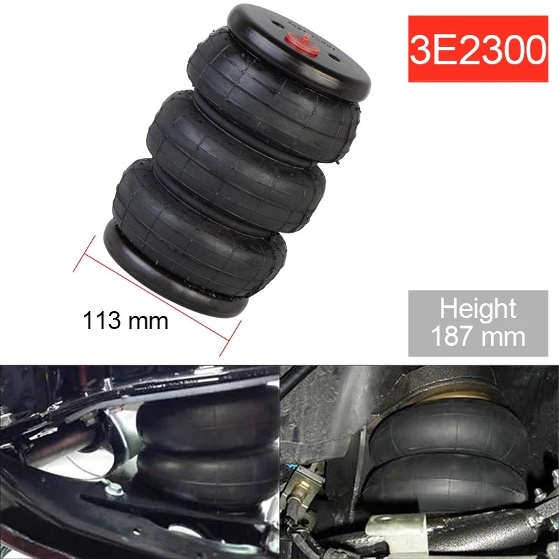 suitable for mitsubishi colt pneumatic shock absorber lanse airbag lioncel air pump v3 lingyue modified air suspension shock 3E2300 Air spring airbag Rubber Air Ride Suspension Bag pneumatic bag shock absorber