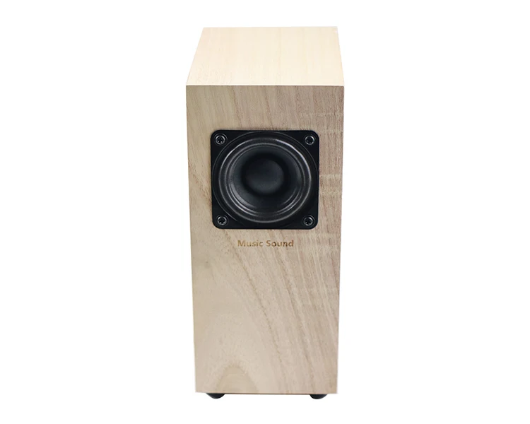 GHXAMP Full Range Wooden Speakers Hifi 2.0 Treble Midrange Bass Balance Clear Passive Loudspeaker Stereo Home Theatre 4ohm 2pcs