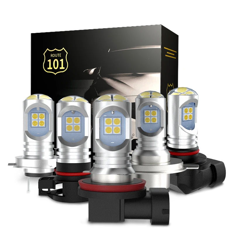 Светодиодная лампа для противотуманных фар HB4 9006 H10 H16 PSX24W PS19W 12 В 24 | Автомобили и