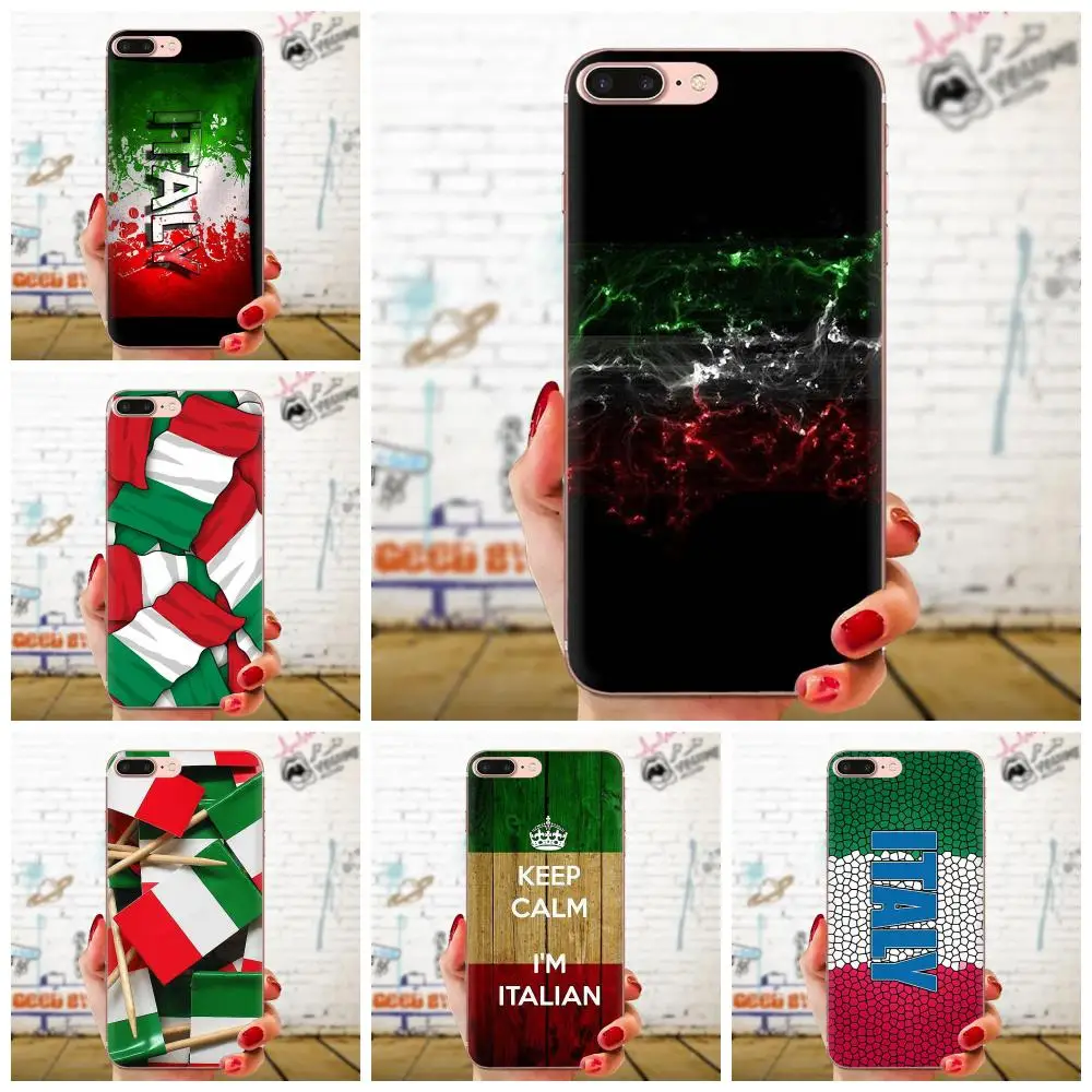 Флагом Италии ТПУ чехлы для Samsung Galaxy A51 A71 A81 A90 5G A91 A01 S11 S11E S20 Plus Ultra | Мобильные