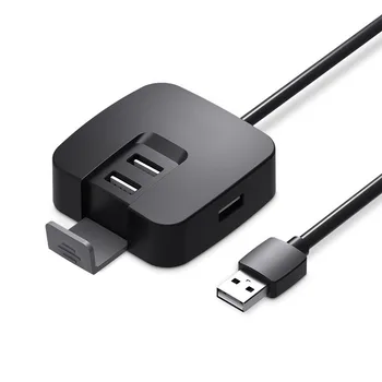 

USB 2.0 Hub Adapter High Speed Mobile Phone Stand Portable for Home Office Tablet FKU66