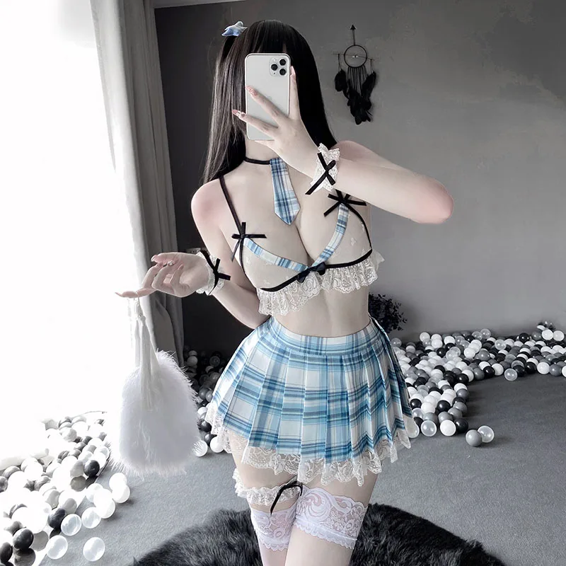 Японская Студенческая форма JK Kawaii прозрачная школьная девушка косплей