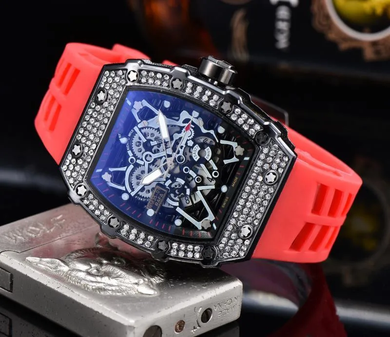 Подарок алмаз DZ сталь watc мужские часы Rlo dz Авто Дата Неделя дисплей светящиеся часы для дайверов нержавеющая сталь наручные мужские часы