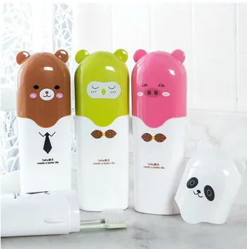 

Travel Washing Cup Toothpaste Toothbrush with Lid Storage Box Set Portable Bacteria Toothbrush Case Toothbrush Cup Travel Dental