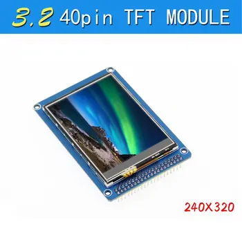 

3.2inch TFT 40PIN LCD Parallel-Port LCD Resolution 320x240 3.2inch LCD Display Module LCD Board with Touch Driver IC ILI9341