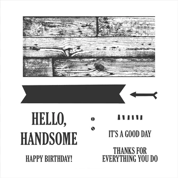 

2020 New Metal Cutting Dies and Scrapbooking For Paper Making Happy Birthday Embossing Frame Card Craft With Clear Stamps Set