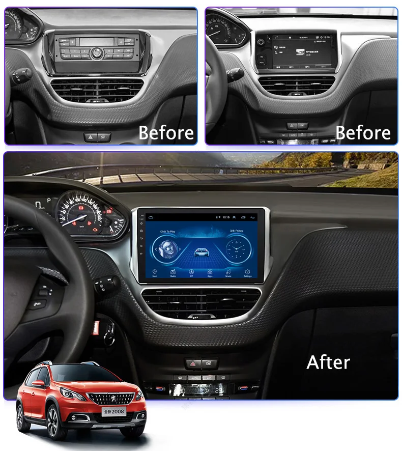 Excellent 10.1" Android 8.1 Car GPS Player for Peugeot 208 & 2008 2008 2014-2018 Auto Radio Multimedia GPS NAVI Tape recorder head unit 1 Excellent 10.1" Android 8.1 Car GPS Player for Peugeot 208 & 2008 2008 2014-2018 Auto Radio Multimedia GPS NAVI Tape recorder head unit 1