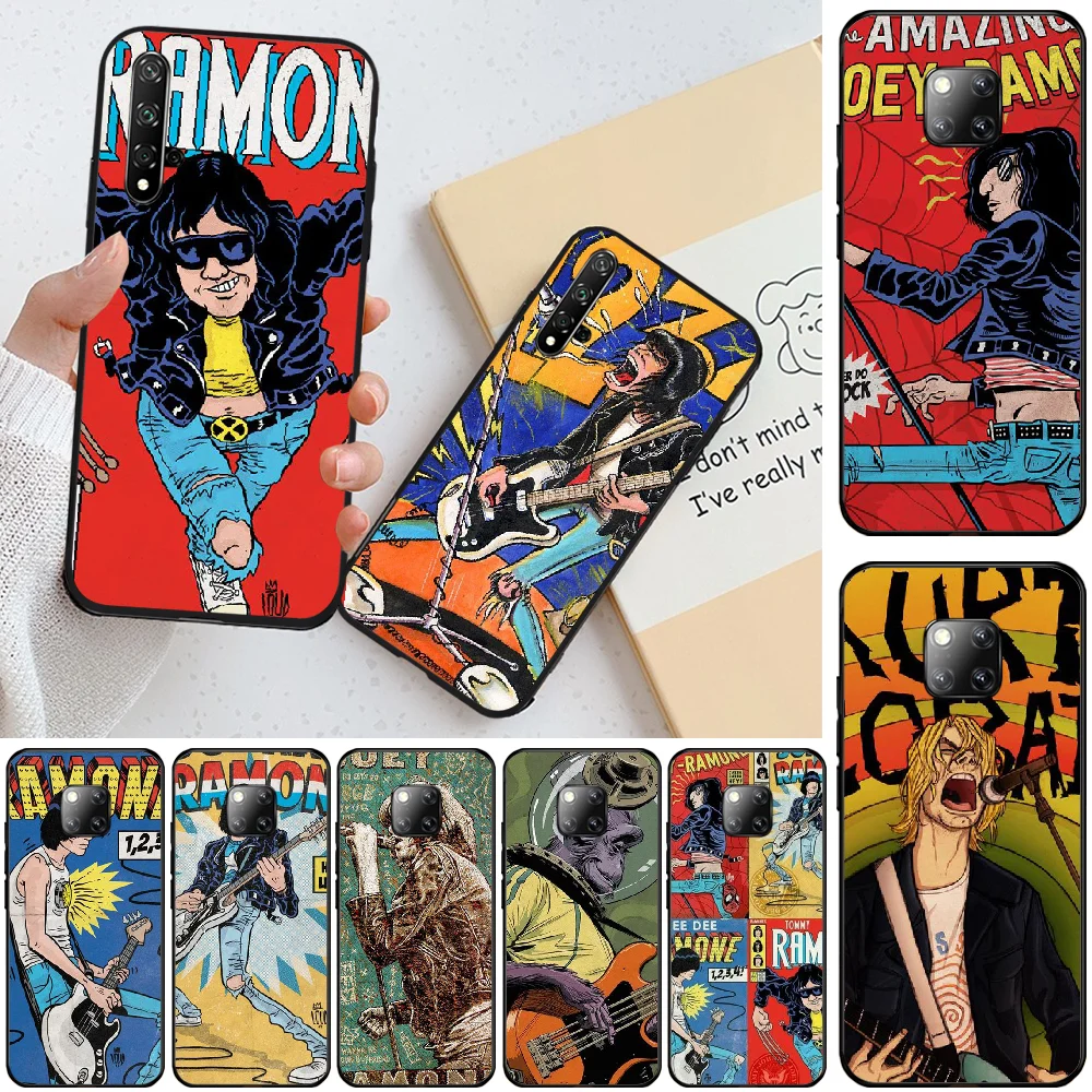 Чехол для телефона Rock singer comics Honor 20 20lite view20 7C 8C 7A 8A 10i 20i PLAY 9X Pro | Мобильные телефоны и