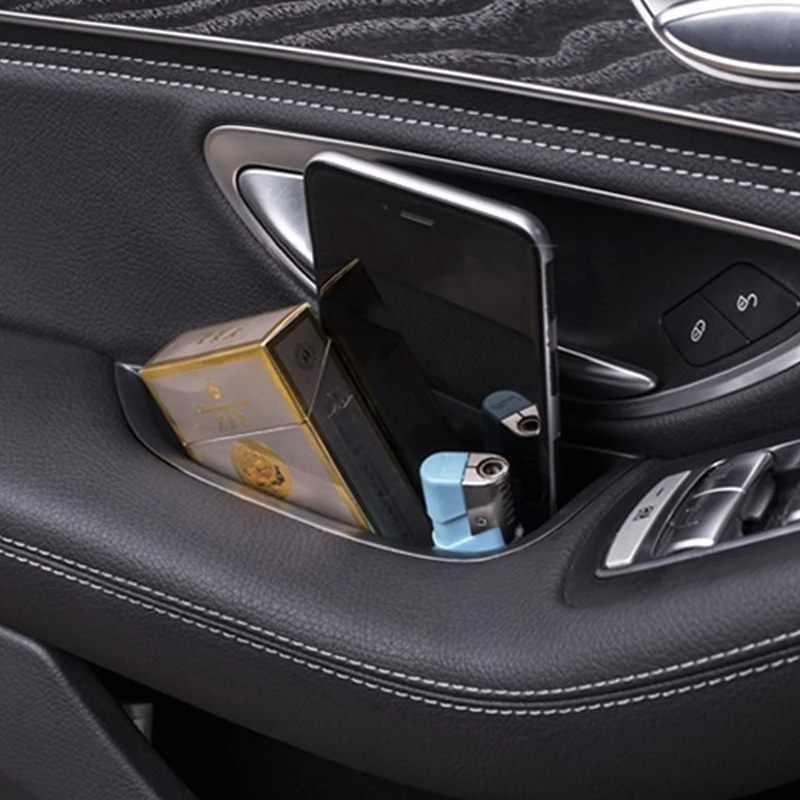 Карманго для Mercedes Benz A Class GLA CLA W176 автомобильный дверной ящик для хранения, органайзер, чехол, аксессуары для интерьера