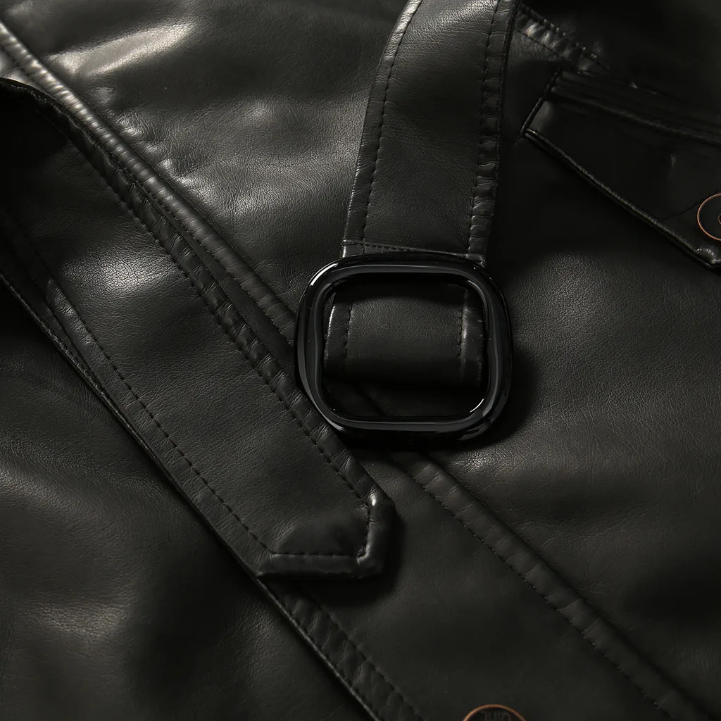 Новое поступление мотоциклетная кожаная куртка Мужские кожаные куртки jaqueta de couro masculina мужские кожаные пальто