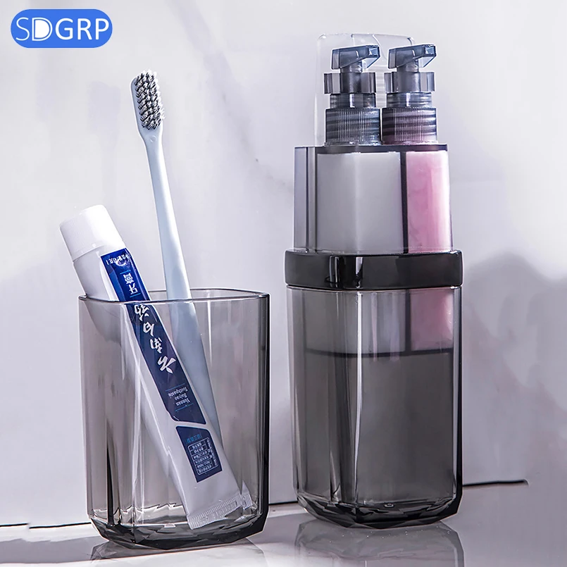 

Portable Travel Wash Cup high quality Tooth Brush Storage Box Set Camping Toothbrush Case Cover Eco-friendly Bathroom Organizer