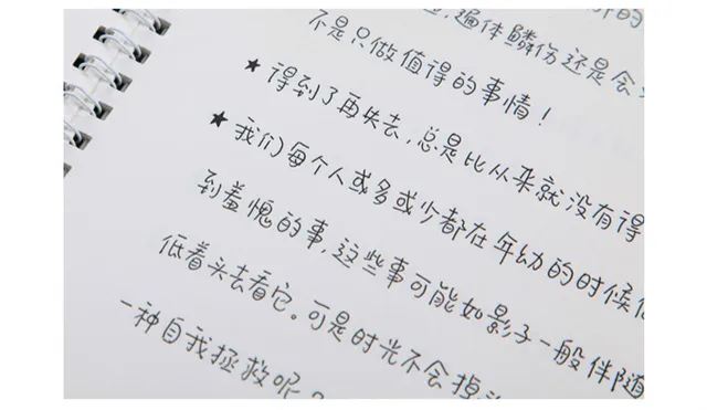 Cuaderno de caligrafía para adultos, caracter chino, caligrafía linda,  cuaderno de práctica para copiar caligrafía, bolígrafo de caligrafía,  cuaderno de caligrafía, Caligrafia - AliExpress