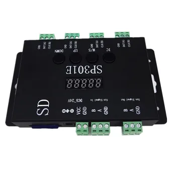 

SP301E SD Card Programmable LED Controller For Addressable LED Strip Pixel Panel WS2812B SK6812 APA102
